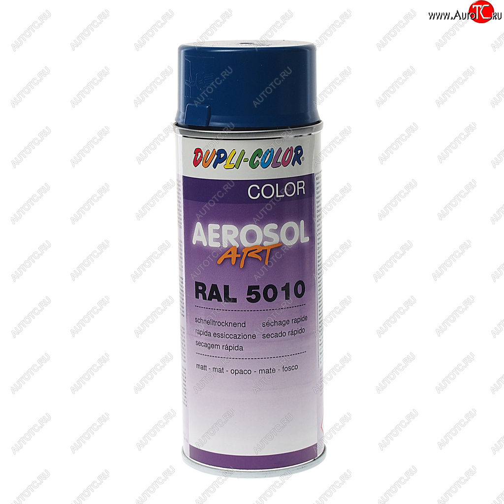 214 р. Краска синяя матовая 400мл RAL5010 DUPLI COLOR DUPLI COLOR 741470  с доставкой в г. Керчь