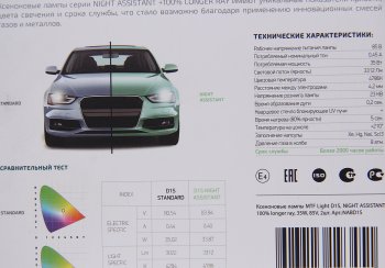 9 399 р. Лампа ксеноновая D1S 4600K бокс (2шт.) MTF MTF nabd1s  с доставкой в г. Керчь. Увеличить фотографию 3