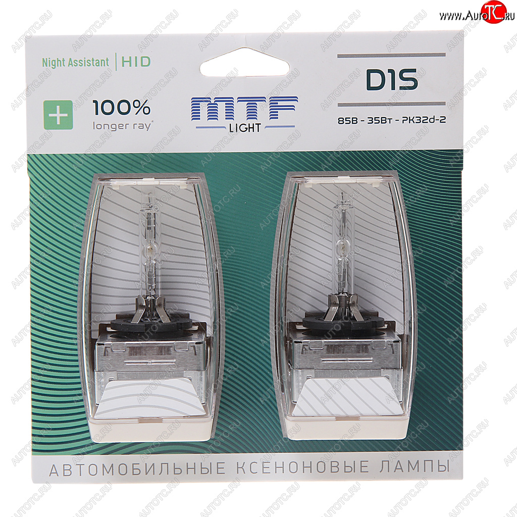 9 399 р. Лампа ксеноновая D1S 4600K бокс (2шт.) MTF MTF nabd1s  с доставкой в г. Керчь