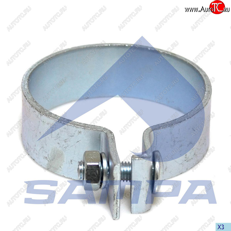 198 р. Хомут глушителя MAN (d=85.5) SAMPA SAMPA 020.340  с доставкой в г. Керчь