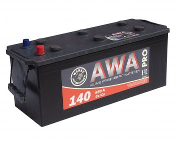 17 699 р. Аккумулятор AWA PRO 140Ач AWA 6ст140(4)  с доставкой в г. Керчь. Увеличить фотографию 1