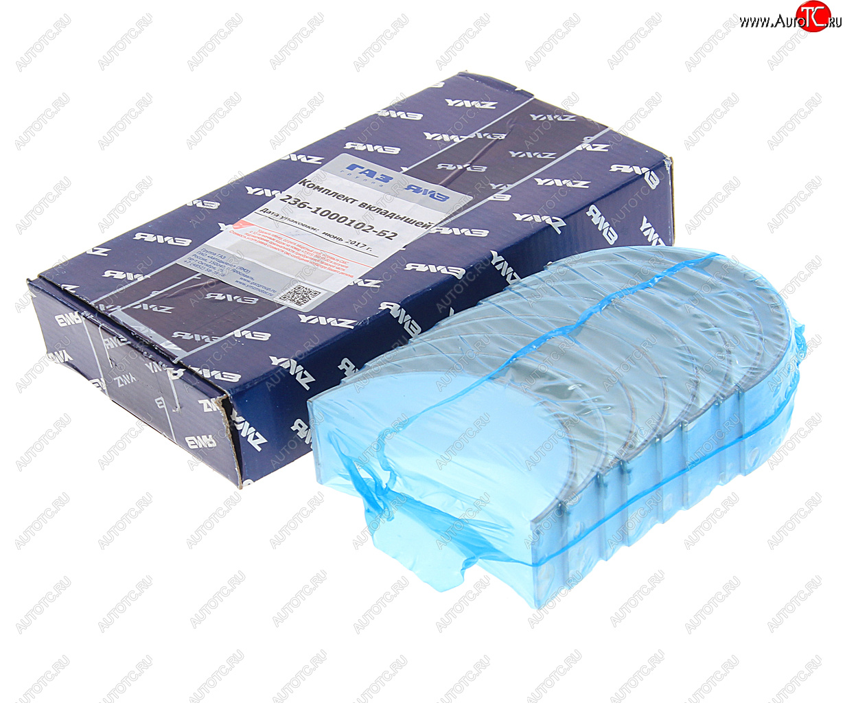 2 569 р. Вкладыши ЯМЗ-236 коренные d+0.00 АВТОДИЗЕЛЬ ЯМЗ 236-1000102-б2  с доставкой в г. Керчь