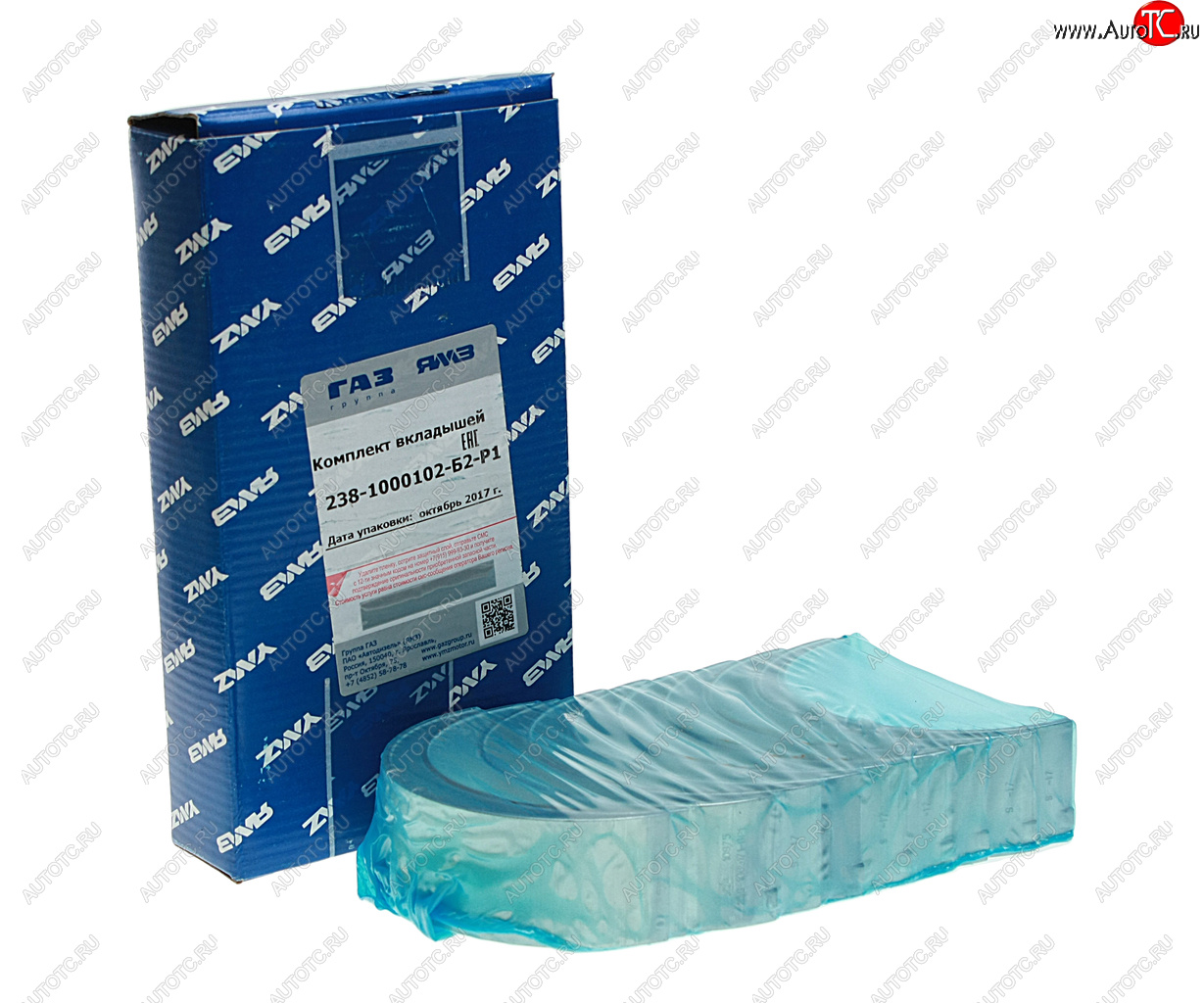 3 199 р. Вкладыши ЯМЗ-238 коренные d+0.25 АВТОДИЗЕЛЬ ЯМЗ 238-1000102-б2-р1  с доставкой в г. Керчь