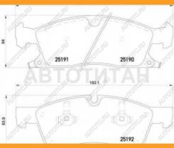 6 899 р. Колодки тормозные передние (4шт.) BREMBO Jeep Grand Cherokee WK2 дорестайлинг (2010-2013)  с доставкой в г. Керчь