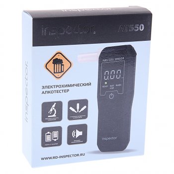 7 899 р. Алкотестер цифровой до 4.00 промилле LCD дисплей,звуковой сигнализатор INSPECTOR INSPECTOR at 550  с доставкой в г. Керчь. Увеличить фотографию 2