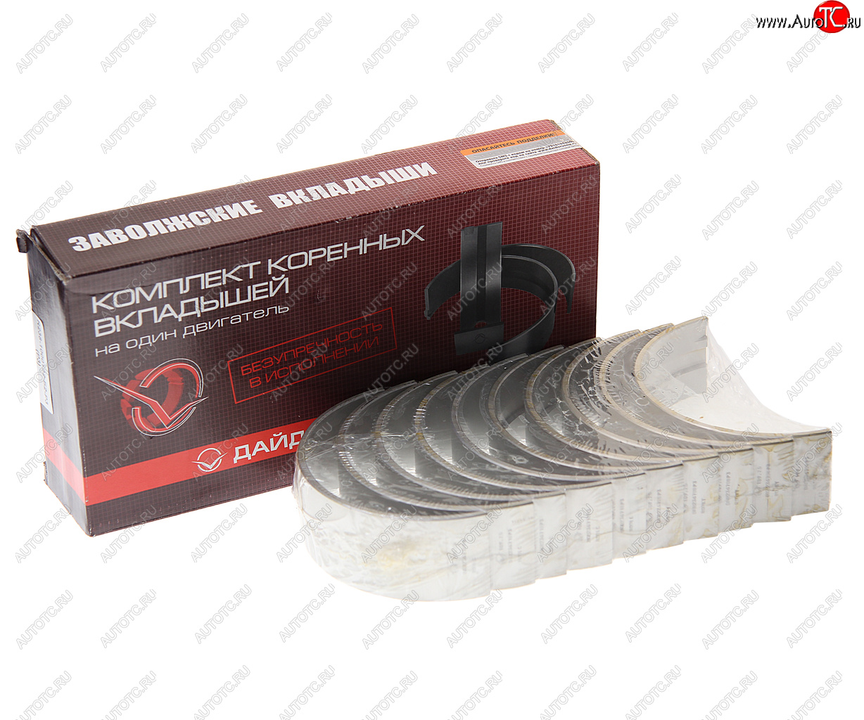 2 599 р. Вкладыши ЯМЗ-238 коренные d+0.75 ДАЙДО МЕТАЛЛ РУСЬ ЗМЗ 238-1000102б2-р3  с доставкой в г. Керчь