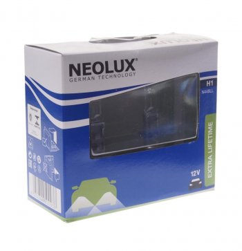 499 р. Лампа 12V H1 55W P14.5s 3200K 1550лм бокс (2шт.) Extra Lifetime NEOLUX NEOLUX n448ll-2scb  с доставкой в г. Керчь. Увеличить фотографию 1
