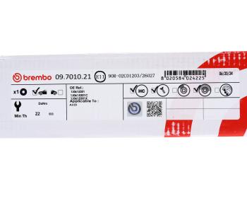 5 799 р. Диск тормозной VW Golf (97-06) AUDI A3 (99-06) передний вентилируемый (1шт.) BREMBO BREMBO 09.7010.21  с доставкой в г. Керчь. Увеличить фотографию 7