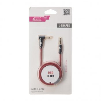 241 р. Кабель jack 3.5 1.5м красно-черный OLMIO OLMIO olm-038900  с доставкой в г. Керчь. Увеличить фотографию 1