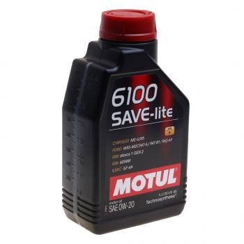 1 299 р. Масло моторное 6100 SAVE-LITE 0W20 синт. 1л MOTUL MOTUL 108002  с доставкой в г. Керчь. Увеличить фотографию 1