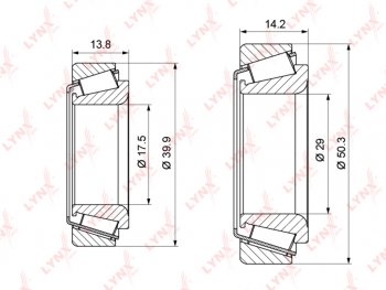 1 069 р. Подшипник ступицы DAEWOO Nexia CHEVROLET Lanos задней LYNX LYNX wb1124  с доставкой в г. Керчь. Увеличить фотографию 1