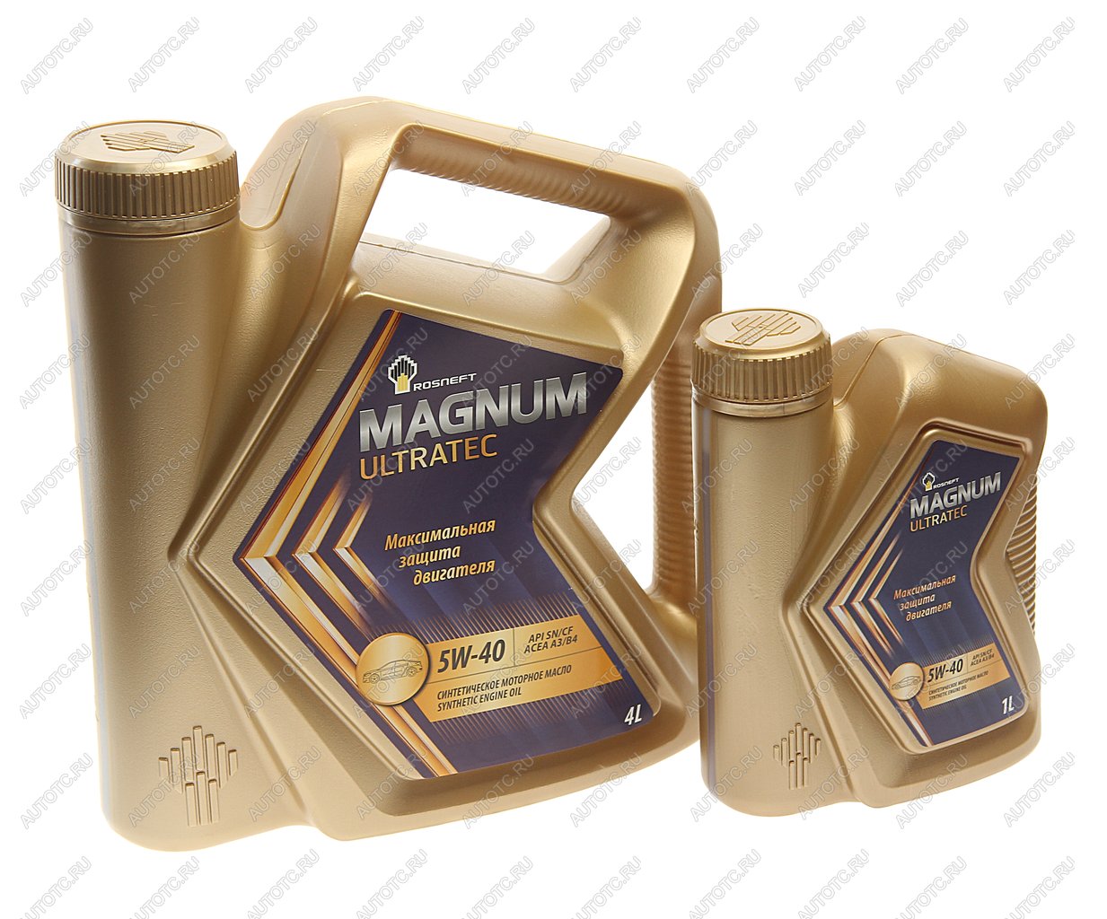 2 499 р. Масло моторное MAGNUM Ultratec 5W40 SNCFA3B4 синт.4л+1л РОСНЕФТЬ РОСНЕФТЬ 75310  с доставкой в г. Керчь