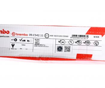 8 599 р. Диск тормозной FORD Focus (04-),Kuga,Transit (13-) передний вентилируемый (1шт.) BREMBO BREMBO 09.c542.11  с доставкой в г. Керчь. Увеличить фотографию 6