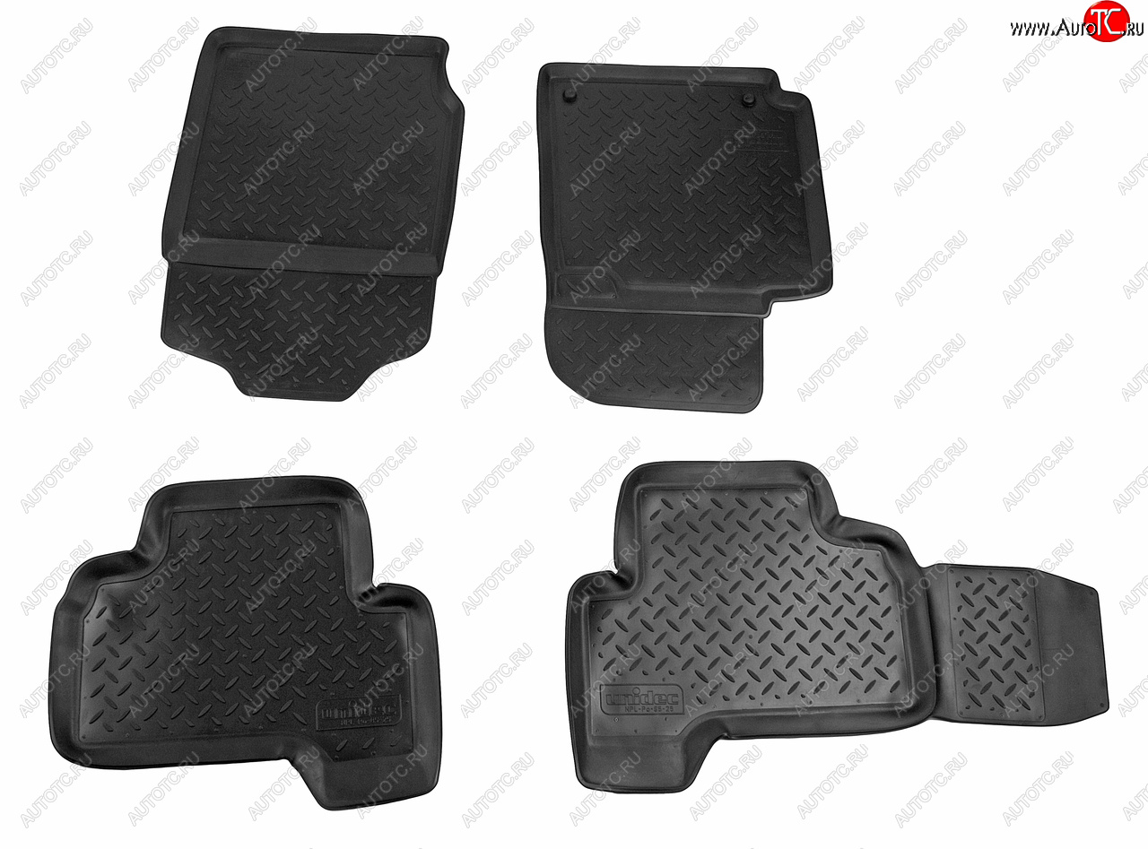 2 199 р. Коврик салона SUZUKI Grand Vitara 5D (05-) полиуретан 4шт. NORPLAST NORPLAST npl-po-85-25  с доставкой в г. Керчь
