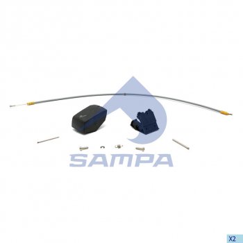 1 979 р. Ручка SCANIA 4 series регулировки спинки сиденья (трос,пружинка,болт) SAMPA SAMPA 040.751  с доставкой в г. Керчь. Увеличить фотографию 1
