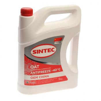1 399 р. Антифриз красный -40C 5кг OEM China OAT SINTEC SINTEC 6145011  с доставкой в г. Керчь. Увеличить фотографию 1