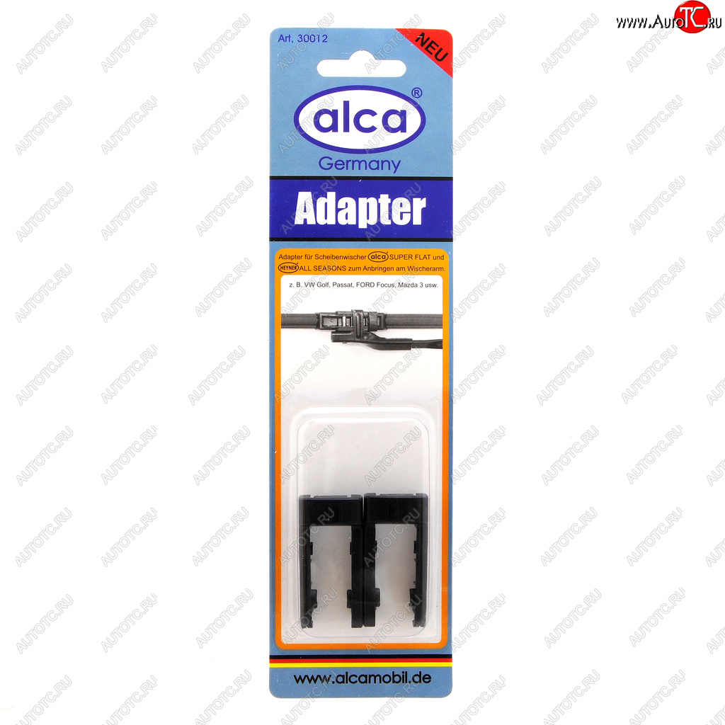 173 р. Адаптер щетки стеклоочистителя AL-120 комплект 2шт. ALCA ALCA 300120  с доставкой в г. Керчь