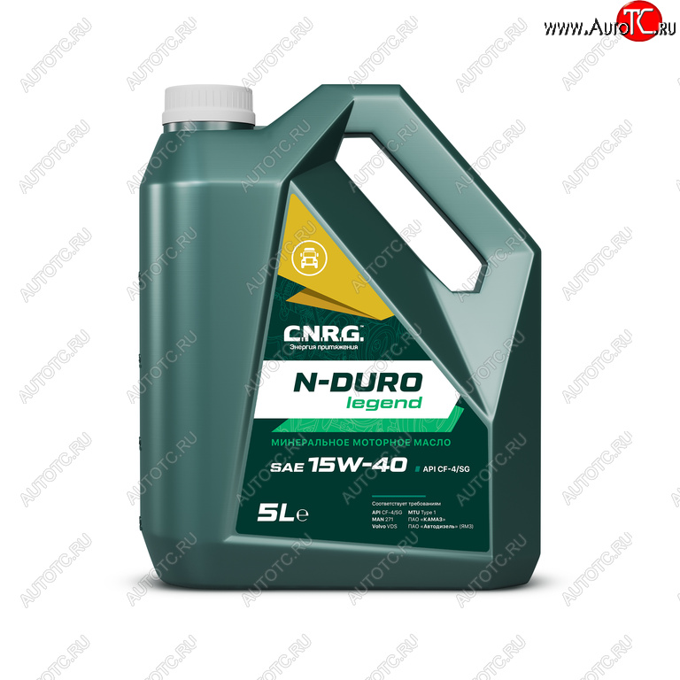 1 489 р. Масло дизельное N-Duro Legend CF-4SG 15W40 мин.5л CNRG CNRG cnrg-029-0005p  с доставкой в г. Керчь