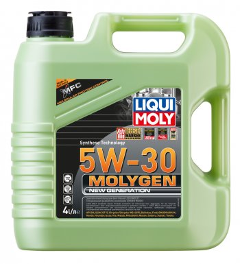8 349 р. Масло моторное MOLYGEN NEW GENERATION 5W30 синт.4л LIQUI MOLY LIQUI MOLY 9089  с доставкой в г. Керчь. Увеличить фотографию 1