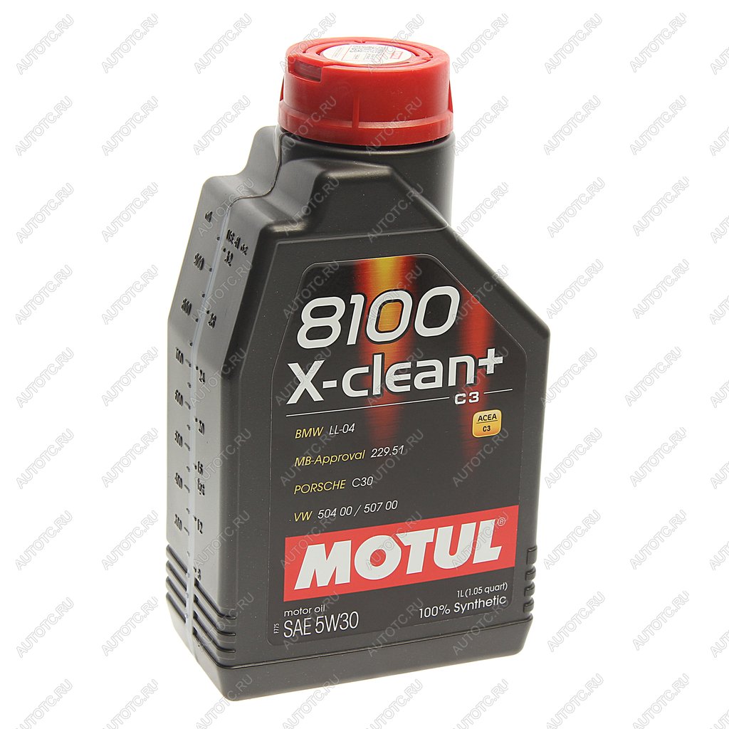 1 639 р. Масло моторное 8100 X-CLEAN+ 5W30 синт.1л MOTUL MOTUL 106376  с доставкой в г. Керчь