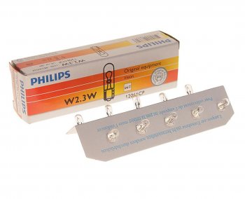 50 р. Лампа 12V W2.3W W2x4.6d PHILIPS PHILIPS 12061cp  с доставкой в г. Керчь. Увеличить фотографию 1