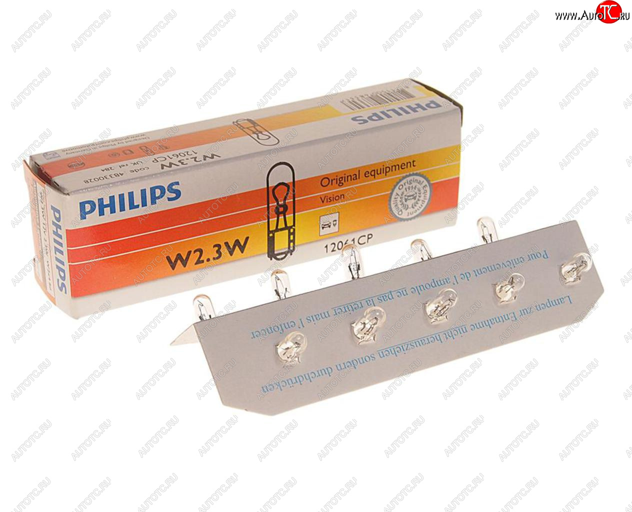 50 р. Лампа 12V W2.3W W2x4.6d PHILIPS PHILIPS 12061cp  с доставкой в г. Керчь
