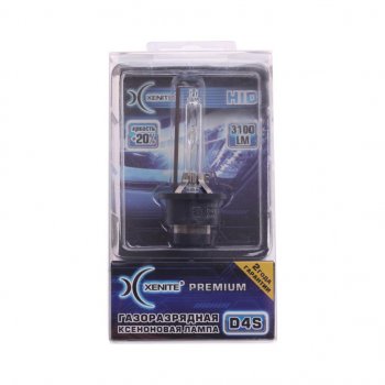 1 489 р. Лампа ксеноновая D4S 5000K +20% бокс Premium XENITE XENITE 1002023 XENITE 1002023  с доставкой в г. Керчь. Увеличить фотографию 1