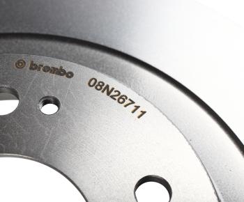 3 899 р. Диск тормозной MITSUBISHI Outlander (12-) задний (1шт.) BREMBO BREMBO 08.n267.11  с доставкой в г. Керчь. Увеличить фотографию 4