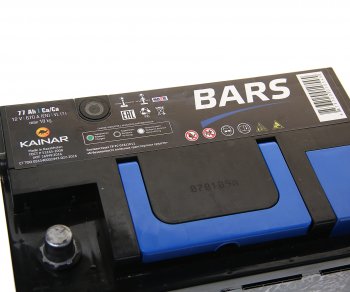 7 899 р. Аккумулятор BARS 77Ач BARS 6ст77(1)  с доставкой в г. Керчь. Увеличить фотографию 2