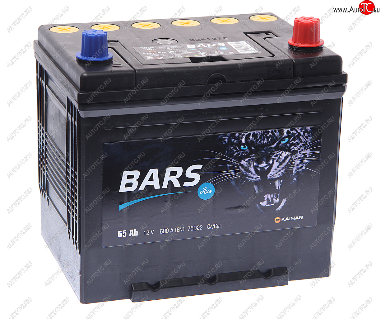 7 699 р. Аккумулятор BARS Asia 65Ач обратная полярность BARS 6ст65(0) 75d23l  с доставкой в г. Керчь