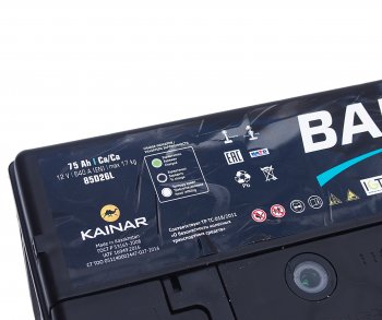 8 999 р. Аккумулятор BARS Asia 75Ач обратная полярность BARS 6ст75(0) 85d26l  с доставкой в г. Керчь. Увеличить фотографию 4