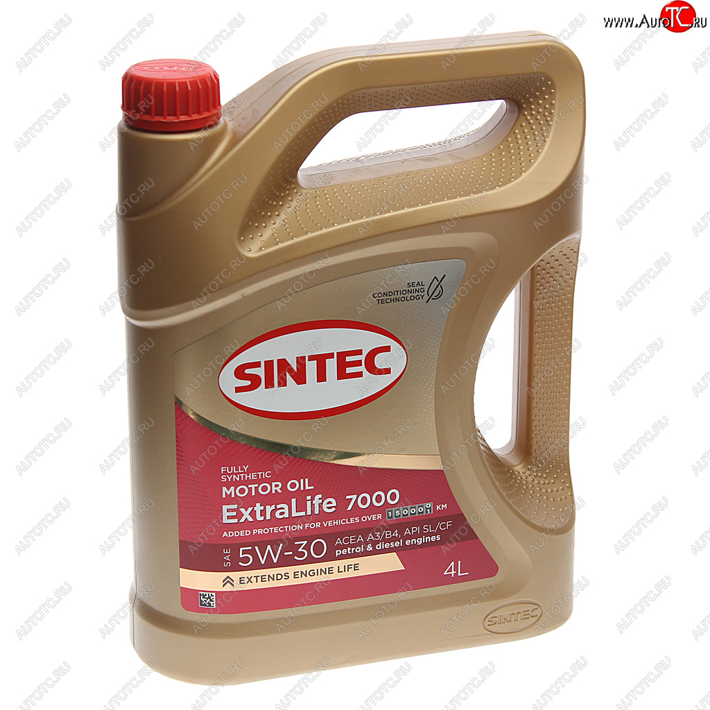 2 179 р. Масло моторное ExtraLife 7000 A3B4 5W30 синт.4л SINTEC SINTEC 600256  с доставкой в г. Керчь