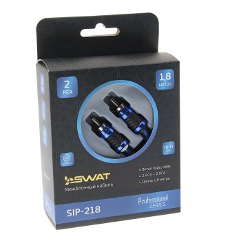 Кабель RCA 2х2 1.8м SWAT SWAT sip-218 SWAT sip-218