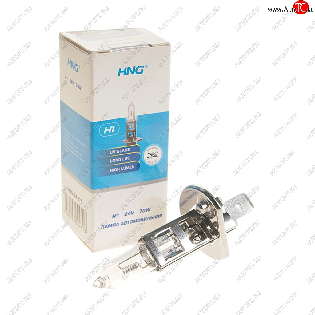 83 р. Лампа 24V H1 70W P14.5s Long Life HNG HNG 24170  с доставкой в г. Керчь
