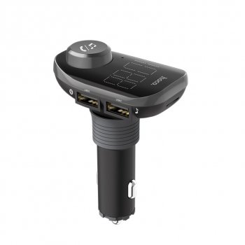 1 149 р. Устройство зарядное в прикуриватель с трансмиттером (bluetooth,hands free) HOCO HOCO e45 black  с доставкой в г. Керчь. Увеличить фотографию 3
