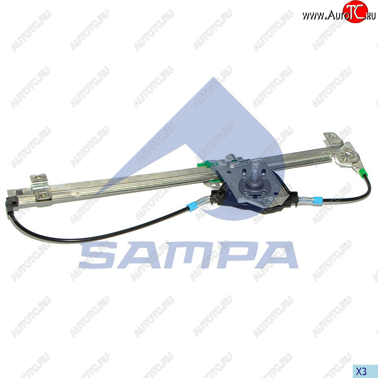 1 159 р. Стеклоподъемник MERCEDES Atego двери передней левой механический SAMPA SAMPA 204.152  с доставкой в г. Керчь
