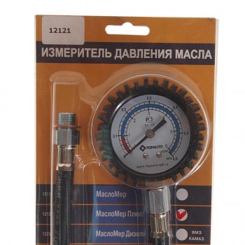 1 139 р. Измеритель давления масла универсальный ТОП АВТО ТОП АВТО 12121  с доставкой в г. Керчь. Увеличить фотографию 2