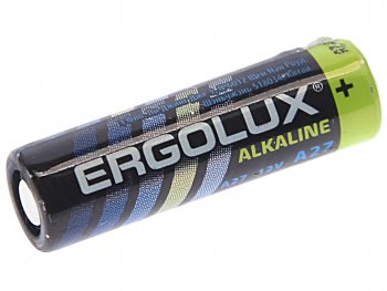 54 р. Батарейка A27 12V (пульт сигнализации) блистер 5шт. (цена за 1шт.) Alkaline ERGOLUX ERGOLUX a27-bp5  с доставкой в г. Керчь. Увеличить фотографию 1