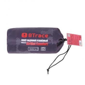 4 939 р. Коврик надувной утеплённый BTrace AirMat Comfort,184х52х7 см, (Синий)  m0223  с доставкой в г. Керчь. Увеличить фотографию 8