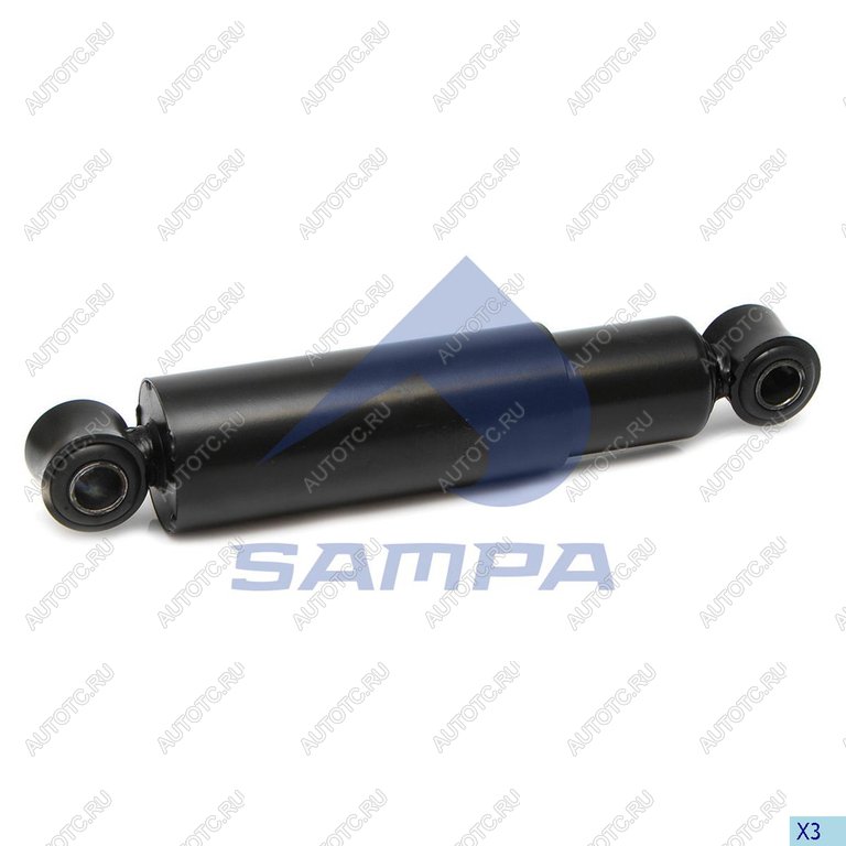3 499 р. Амортизатор BPW SAF SCHMITZ полуприцепа, прицепа (349539 72х82 24х55 24х55 ОО) SAMPA SAMPA 070.482-01  с доставкой в г. Керчь