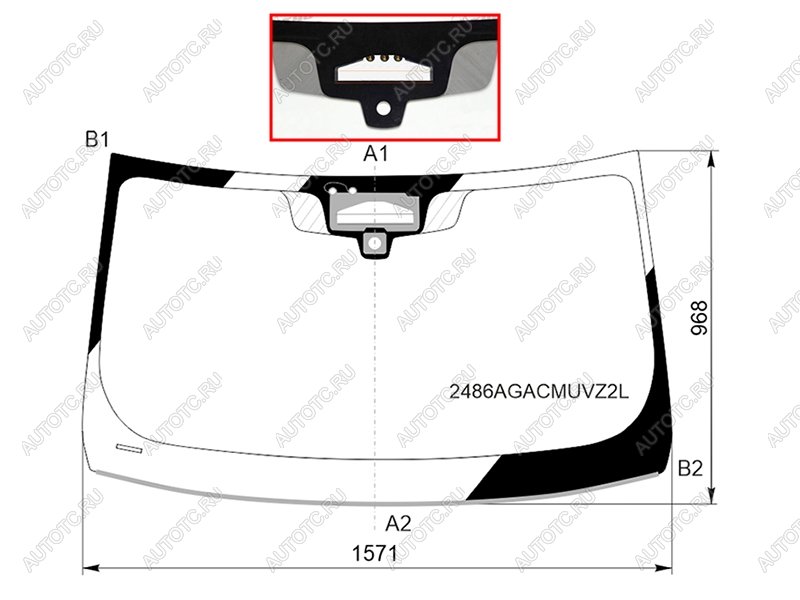 27 999 р. Стекло лобовое (Три камеры Датчик дождя Проекция Молдинг 5D LBK) BMW 6-Series Gran Turismo 20- FUYAO 2486AGACMUVZ2L  с доставкой в г. Керчь