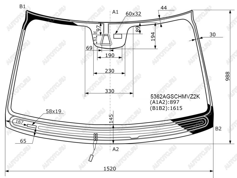 13 549 р. Стекло лобовое (Обогрев щеток Камера Датчик дождя Молдинг) Mercedes-Benz S-Class 09-13 FUYAO 5362AGSCHMVZ2K  с доставкой в г. Керчь