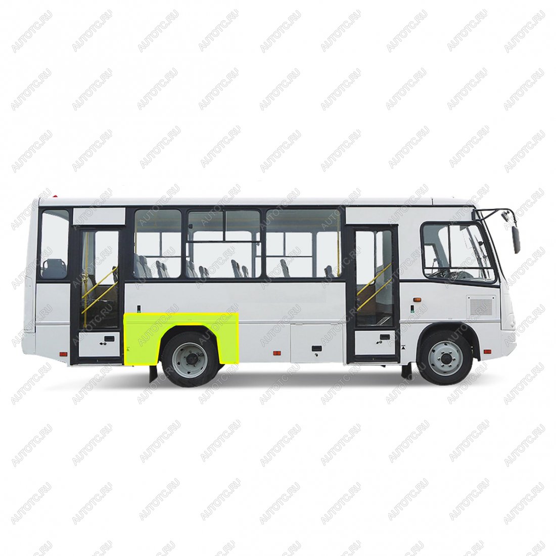 3 899 р. Ремонтные арки задних крыльев (Правая арка) Пороги-Авто  ПАЗ 3204 ( Vector,  Vector Next) (2006-2025) дорестайлинг, автобус 1-ый рестайлинг, автобус 2-ой рестайлинг (холоднокатаная сталь 0,8мм)  с доставкой в г. Керчь