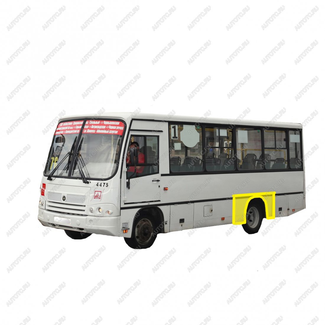 3 899 р. Ремонтная арка заднего крыла (Левая арка) Пороги-Авто  ПАЗ 3204 ( Vector,  Vector Next) (2006-2025) дорестайлинг, автобус 1-ый рестайлинг, автобус 2-ой рестайлинг (холоднокатаная сталь 0,8мм)  с доставкой в г. Керчь