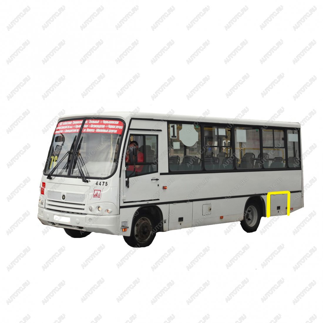 3 399 р. Ремкомплект вокруг левого заднего ящика ПАЗ 320412   ohclj  с доставкой в г. Керчь