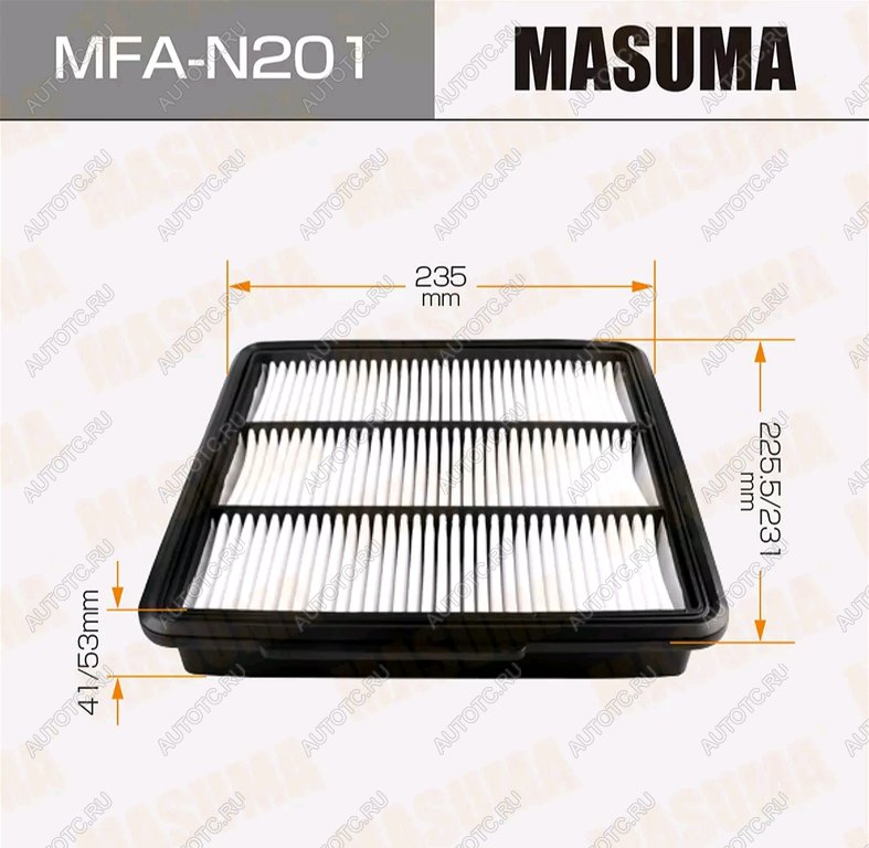 989 р. Фильтр воздушный INFINITI M45 MASUMA MASUMA mfa-n201  с доставкой в г. Керчь
