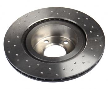 9 749 р. Диск тормозной BMW X3 (F25),X4 (F26) задний (перфорированный) (1шт.) BREMBO BREMBO 09b5691x  с доставкой в г. Керчь. Увеличить фотографию 2