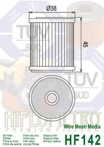 1 069 р. Фильтр масляный мото YAMAHA WR HIFLO FILTRO HIFLO FILTRO hf142  с доставкой в г. Керчь. Увеличить фотографию 2