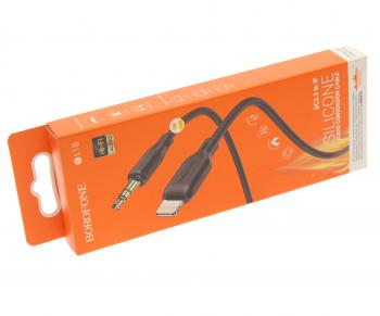 319 р. Переходник USB Type C на jack 3.5 BOROFONE BOROFONE bl18 черный  с доставкой в г. Керчь. Увеличить фотографию 2