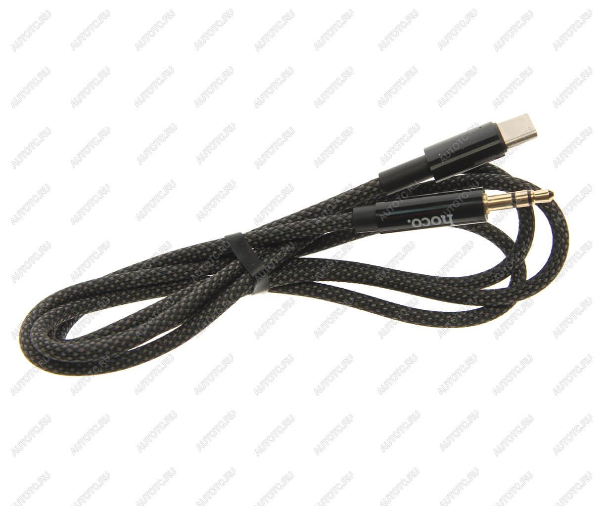 299 р. Переходник USB Type C на jack 3.5 HOCO HOCO upa19 черный  с доставкой в г. Керчь